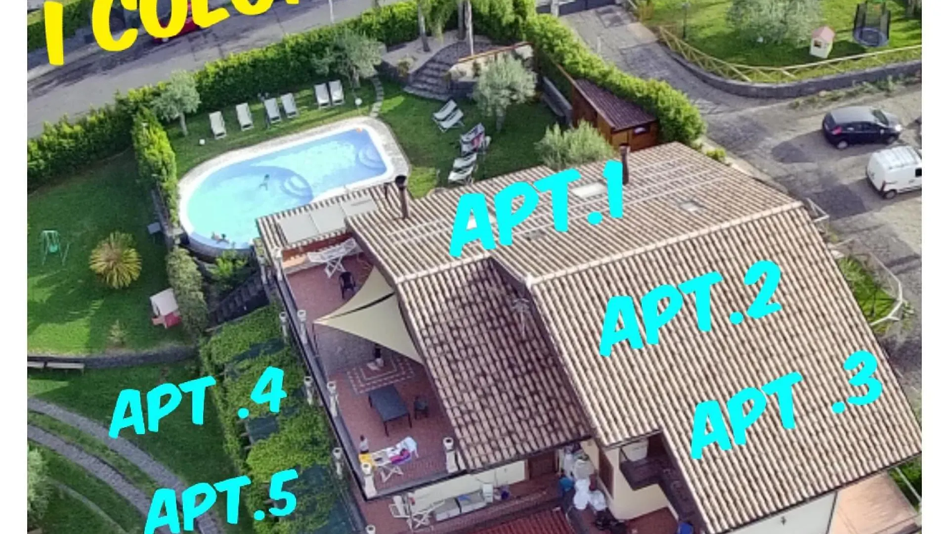 Villa I Colori Del Sole à Zafferana Etnea Hébergement de vacances
